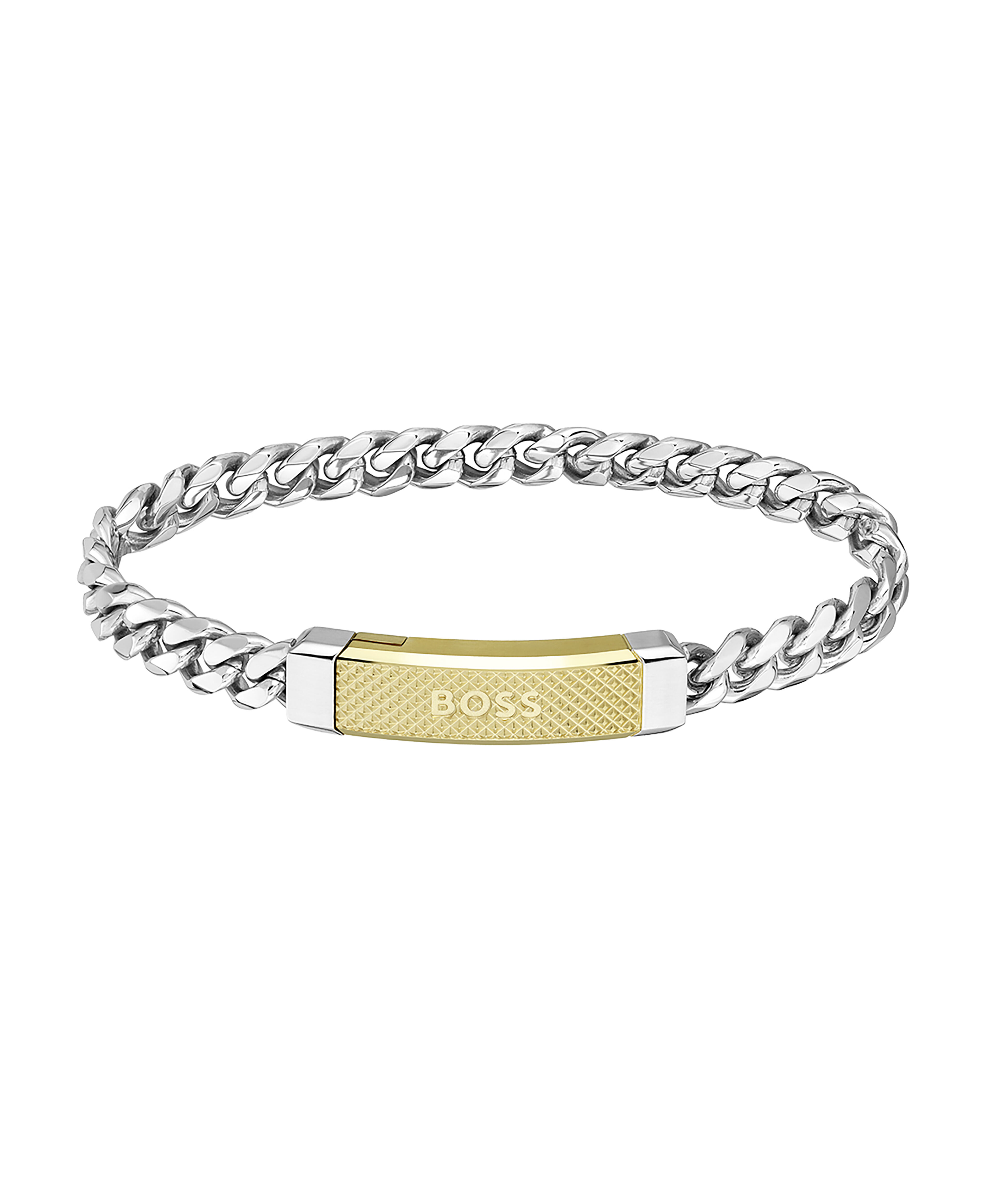 Hugo Boss Chains For Him Flat Curb Bracelet | Peter Jackson